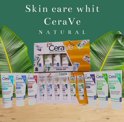 CeraVe Ultra Hydrating Mineral Facial Set – Deep Clean, Glow & Nourish