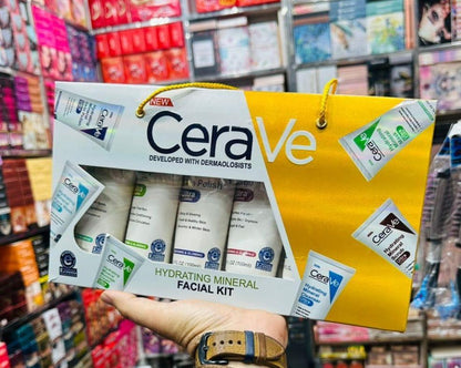 CeraVe Ultra Hydrating Mineral Facial Set – Deep Clean, Glow & Nourish