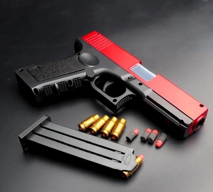 Soft Bullet Toy Gun – Safe Shooting Blaster with Foam Bullets for Kids