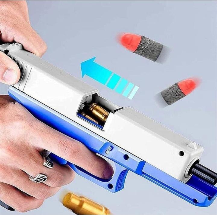 Soft Bullet Toy Gun – Safe Shooting Blaster with Foam Bullets for Kids