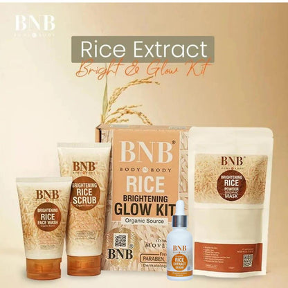 BNB Rice Brightening Kit – Natural Glow & Clear Skin Solution