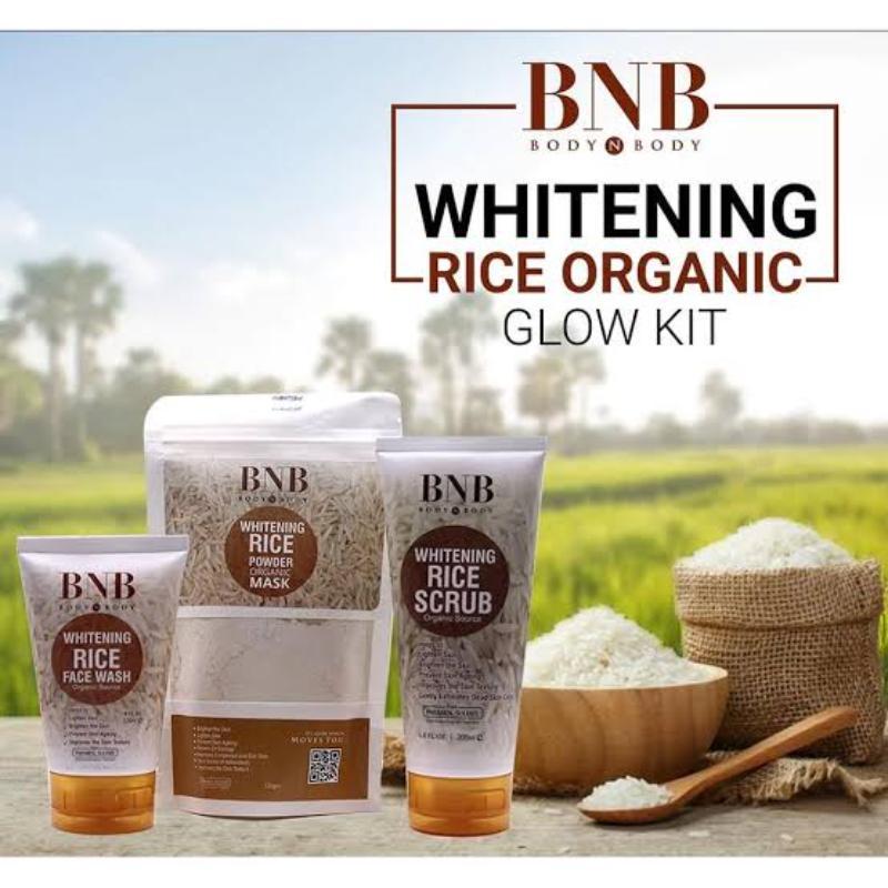 BNB Rice Brightening Kit – Natural Glow & Clear Skin Solution