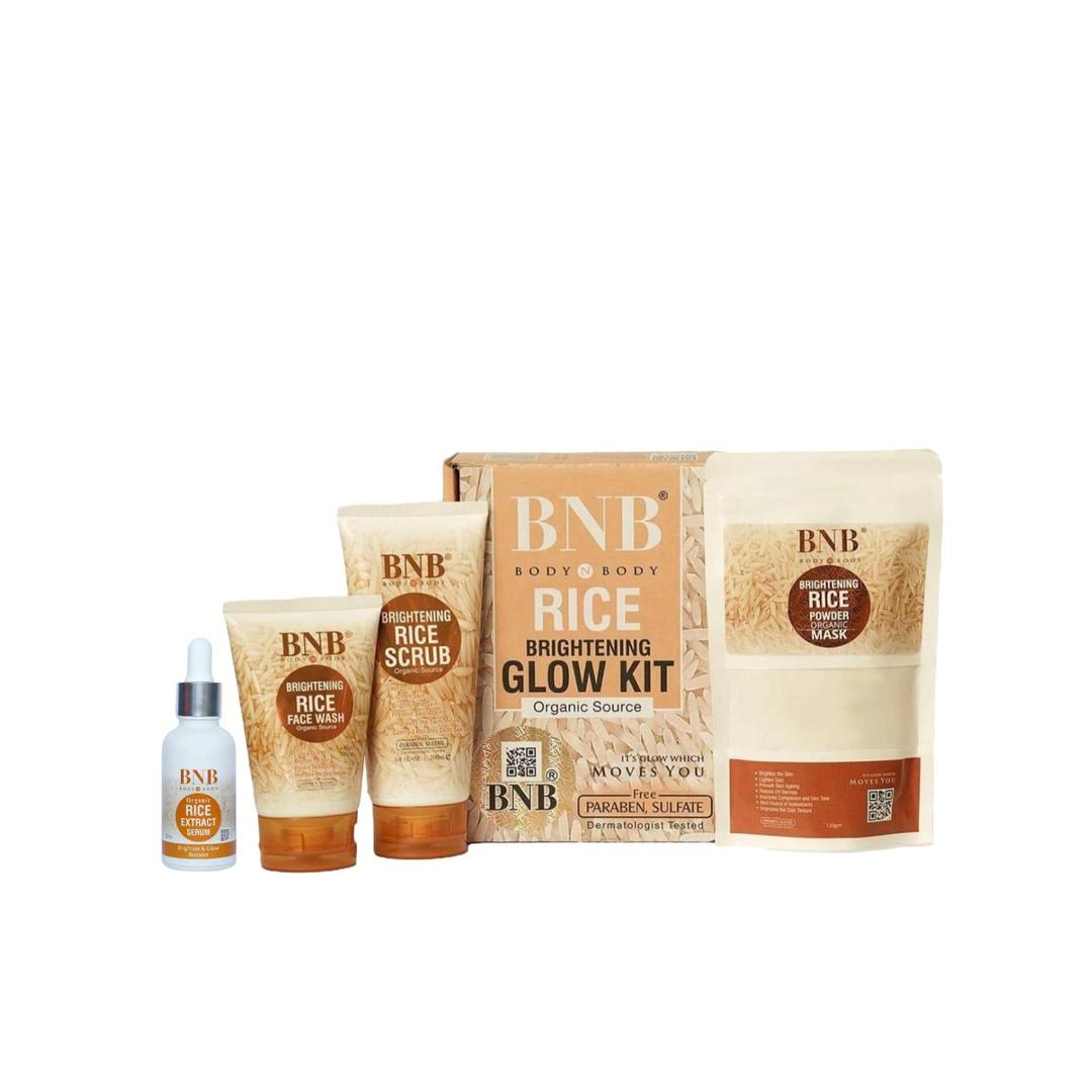 BNB Rice Brightening Kit – Natural Glow & Clear Skin Solution