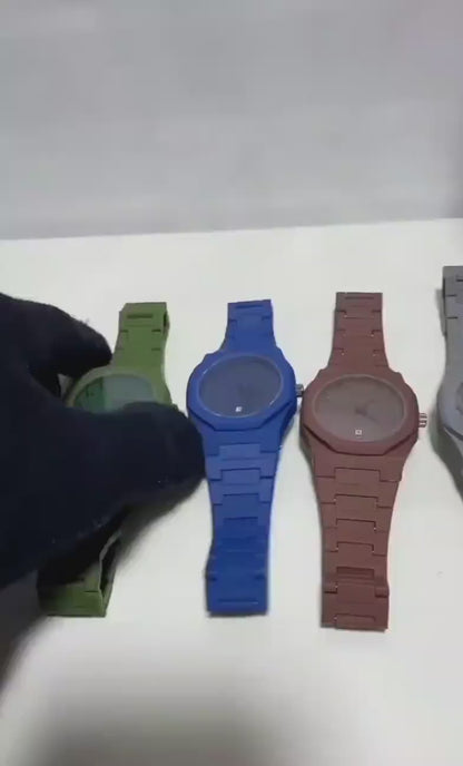 Multicolor Aura Watch – Vibrant Style with Timeless Precision