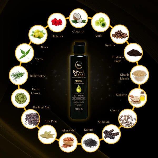 Rivaaj Mahal Hair Oil – Anti Hair Fall & Hair Growth Booster