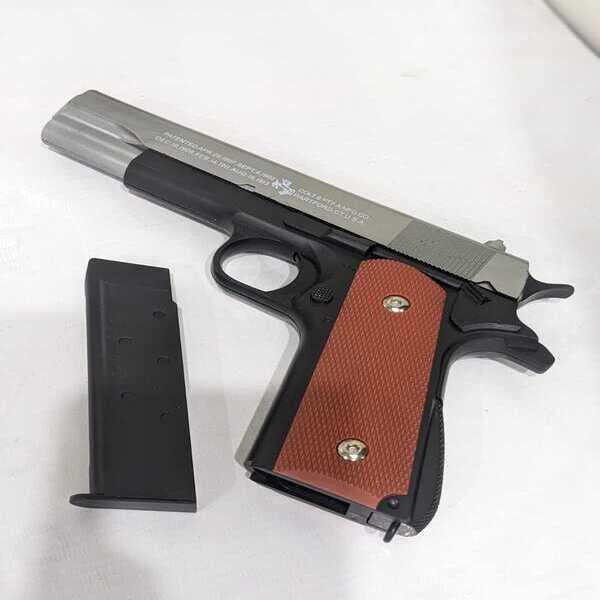 Silver Toy Gun