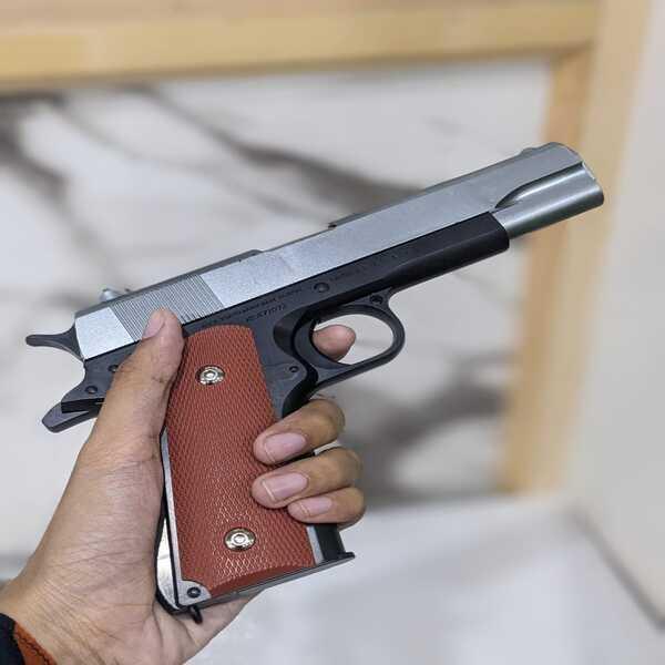 Silver Toy Gun